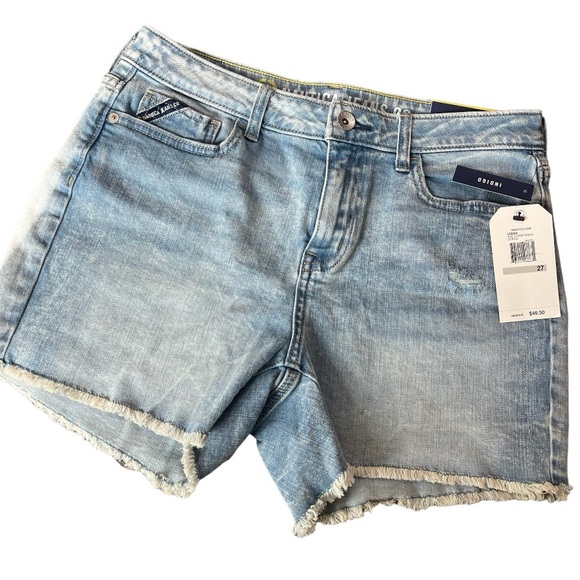 Nautica Jeans Co. 4” Mid Rise Distressed Denim Shorts, NWT, Sz: 27 - Picture 4 of 11